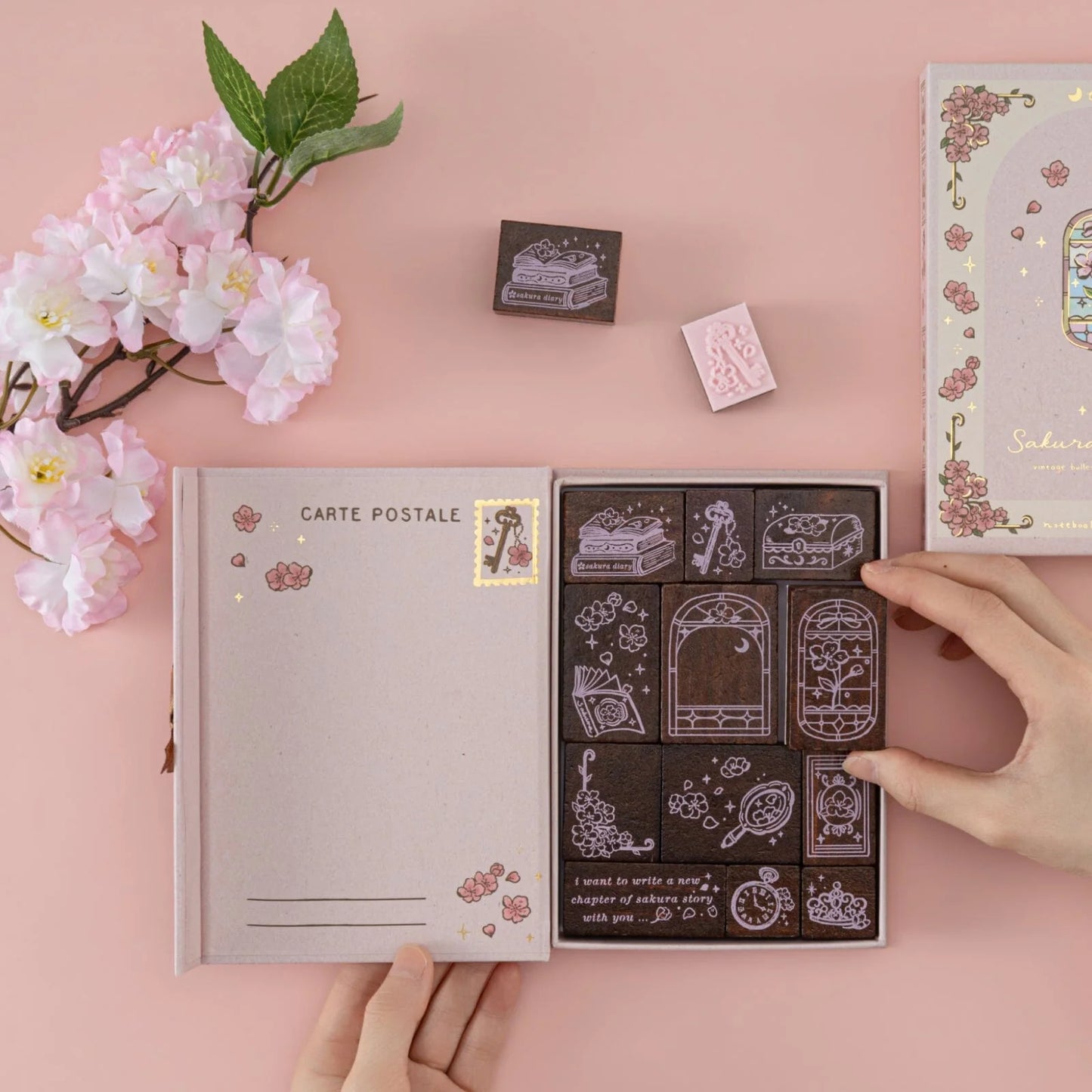 Tsuki ‘Sakura Story’ Bullet Journal Stamp Set