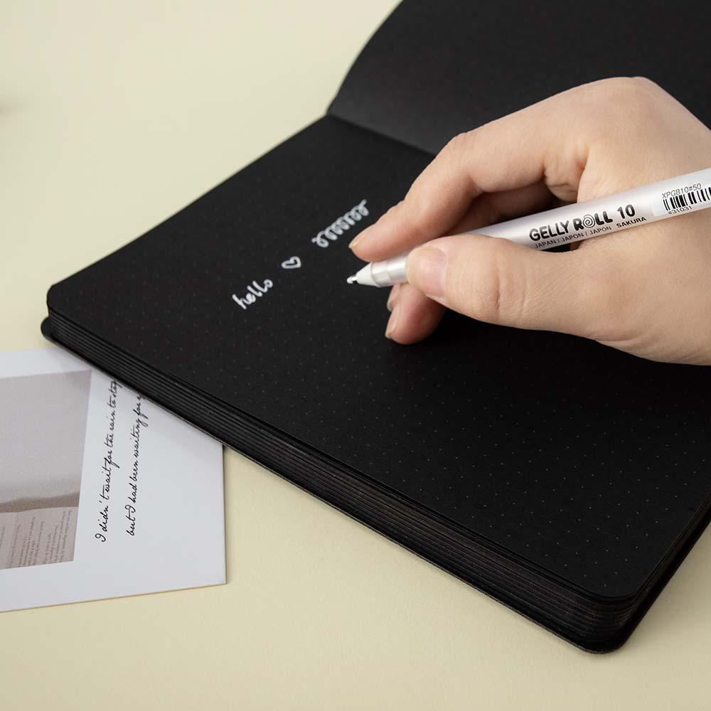 Tsuki 'Midnight Edition' Black Page Bullet Journal
