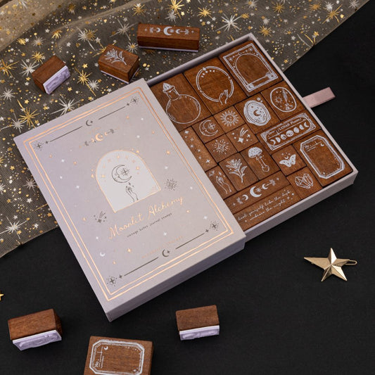 Tsuki ‘Moonlit Alchemy’ Bullet Journal Stamp Set ☾