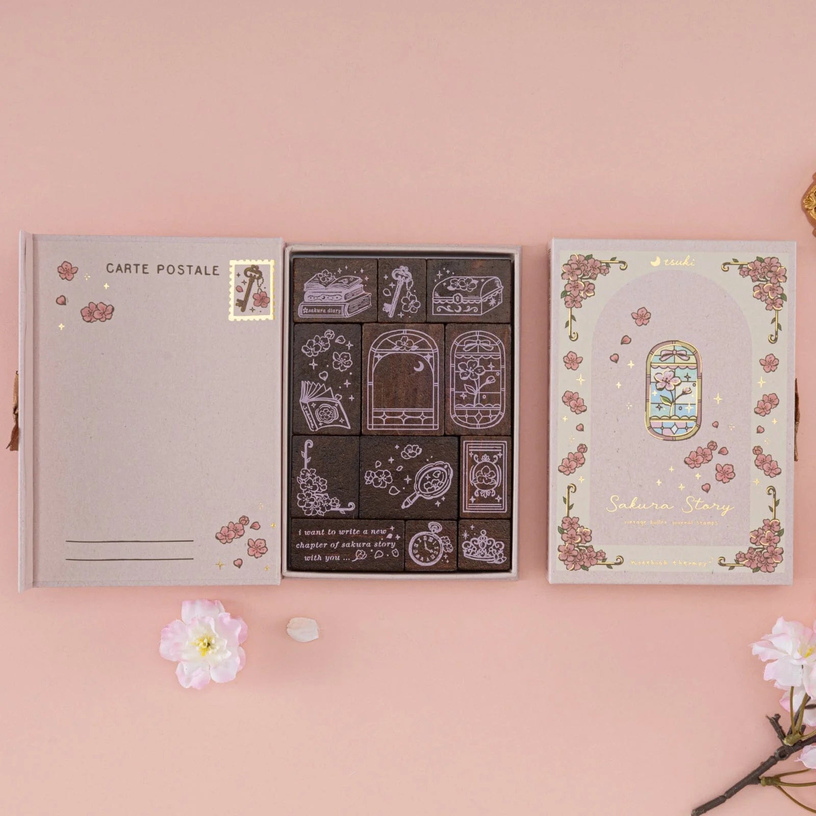 Tsuki ‘Sakura Story’ Bullet Journal Stamp Set ☾