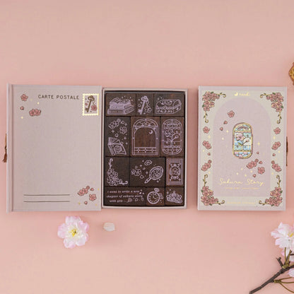Tsuki ‘Sakura Story’ Bullet Journal Stamp Set ☾