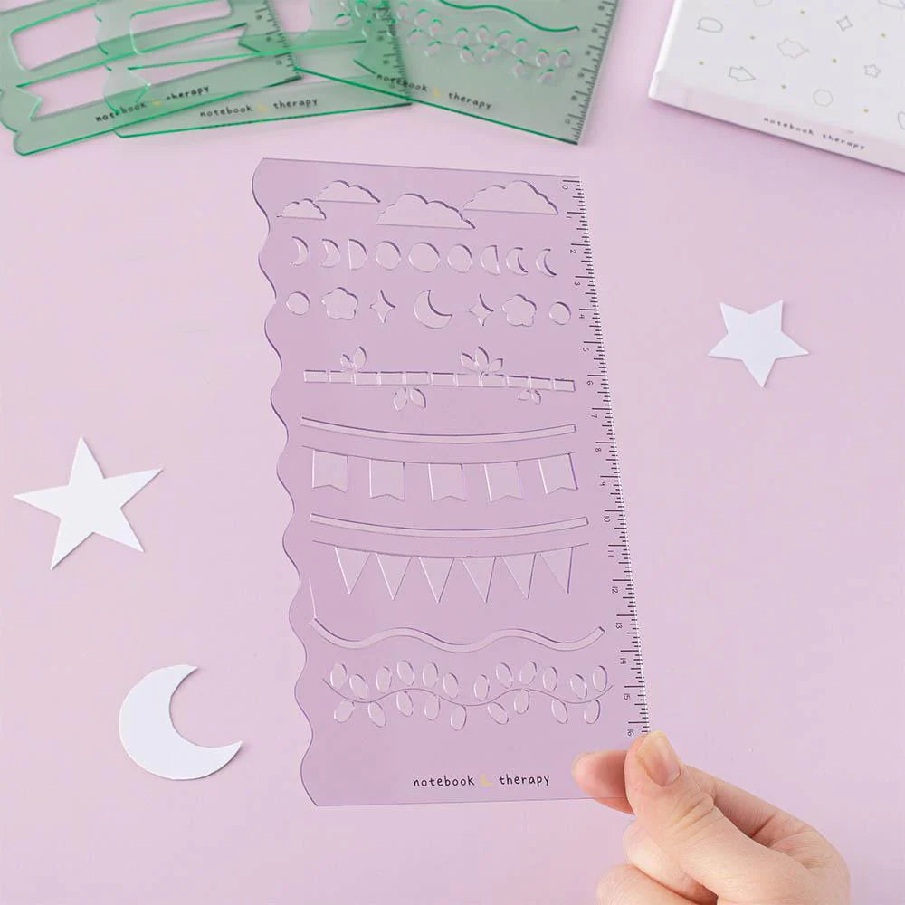 Tsuki Bullet Journal Stencil Set