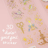 Tsuki ‘Sakura Vintage’ 3D Sticker Set