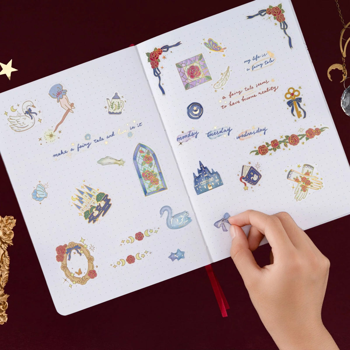 Tsuki ‘Once Upon a Time’ 3D Sticker Set ☾