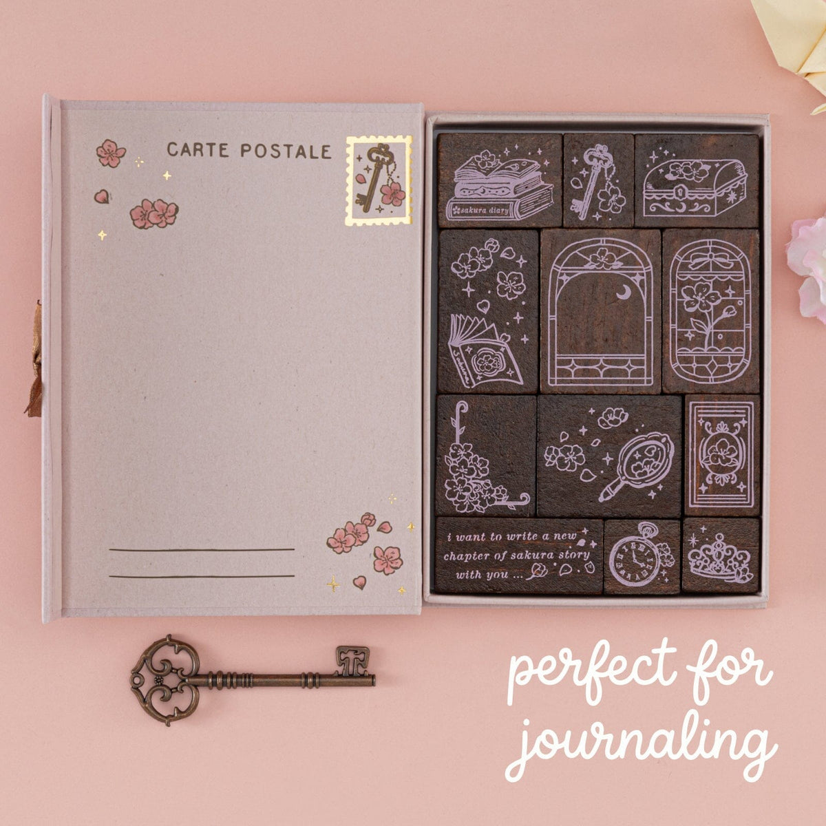 Tsuki ‘Sakura Story’ Bullet Journal Stamp Set