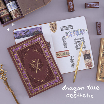 Tsuki ‘Dragon Tales’ Bullet Journal Stamp Set