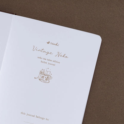 Tsuki ‘Neko Tea Tales’ Limited Edition Bullet Journal ☾