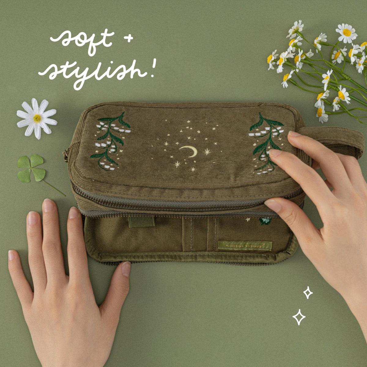 Tsuki ‘Meadow Friends’ Pen Pouch