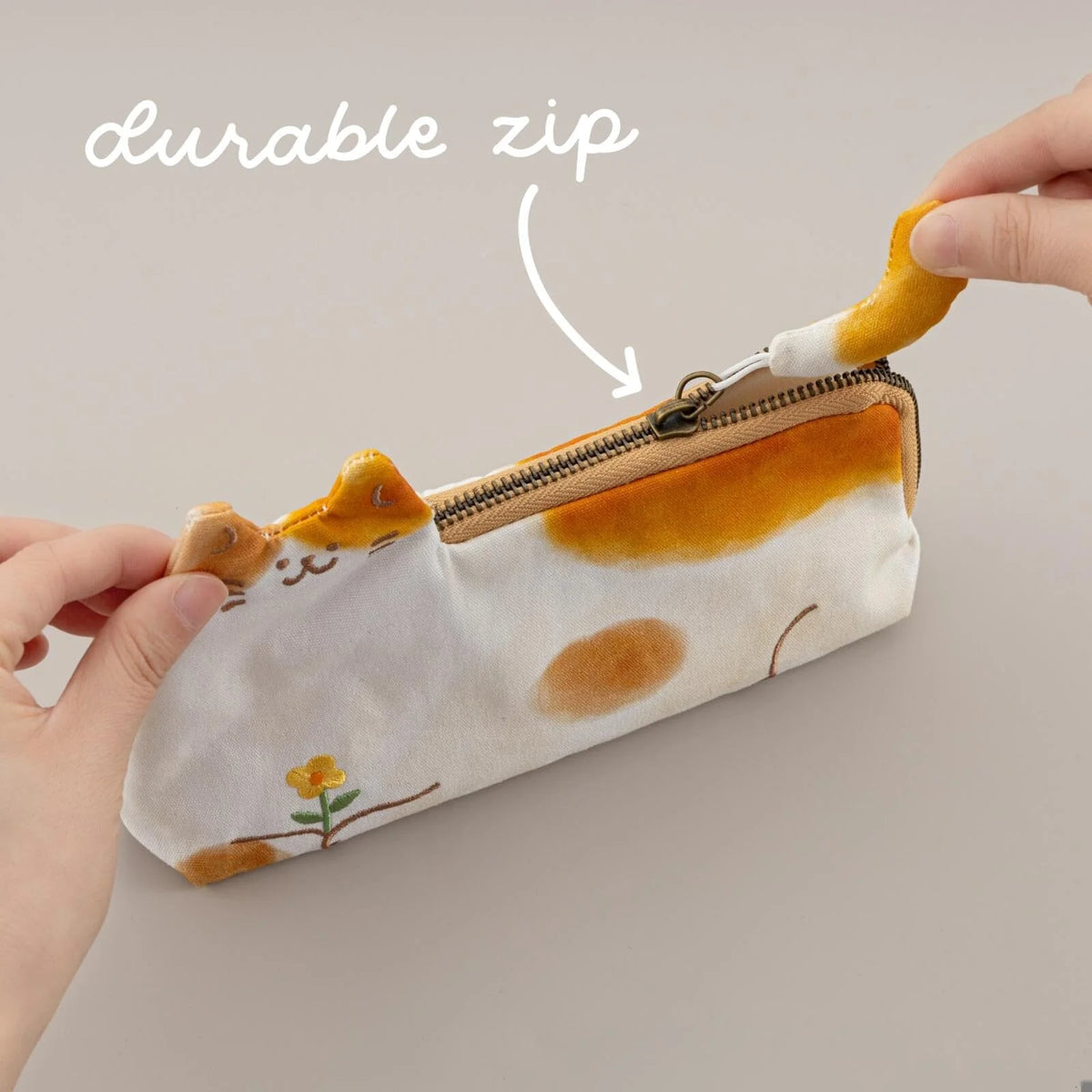 Tsuki ‘Neko Days’ Travel Pen Pouch ☾