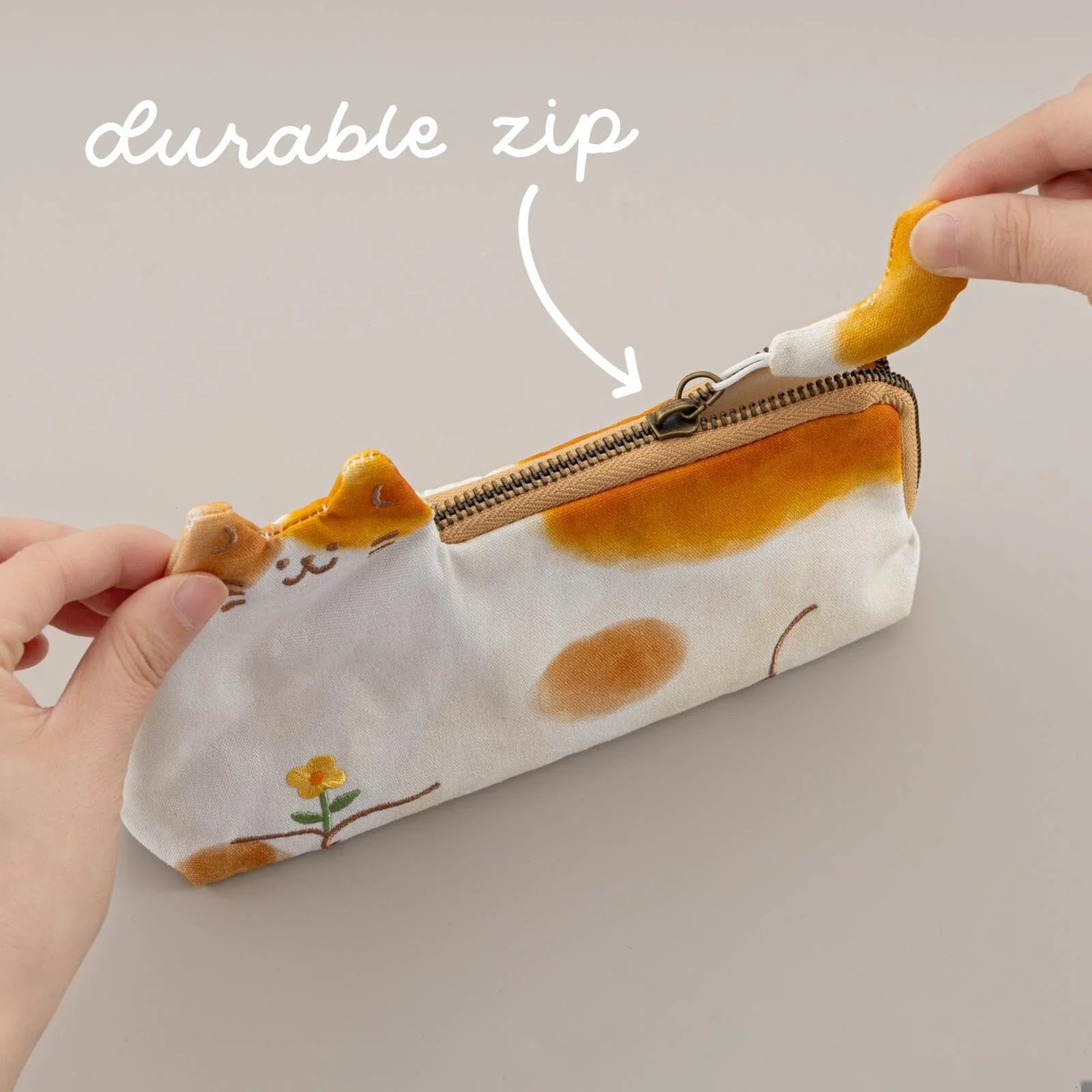 Tsuki ‘Neko Days’ Travel Pen Pouch ☾