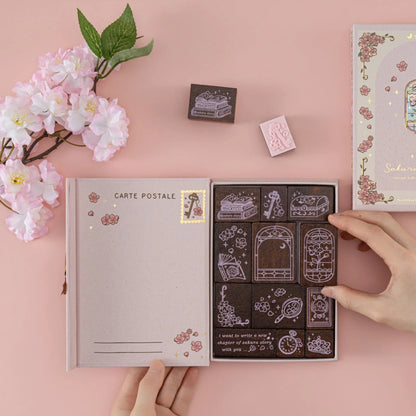 Tsuki ‘Sakura Story’ Bullet Journal Stamp Set