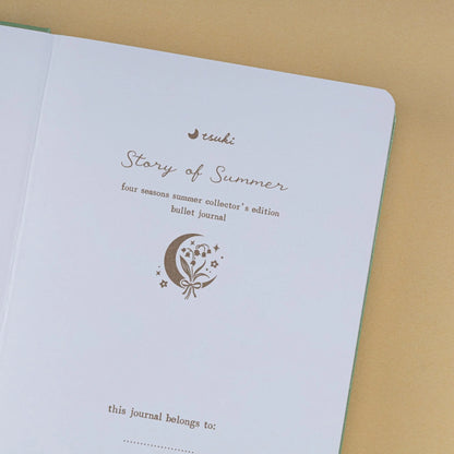 Tsuki ‘Story of Summer’ Collector’s Edition Luxury Bullet Journal ☾