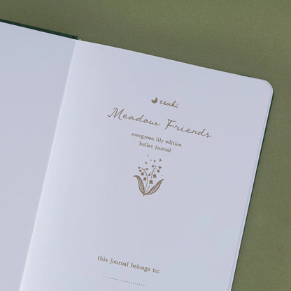 Tsuki ‘Evergreen Lily’ Limited Edition Bullet Journal ☾
