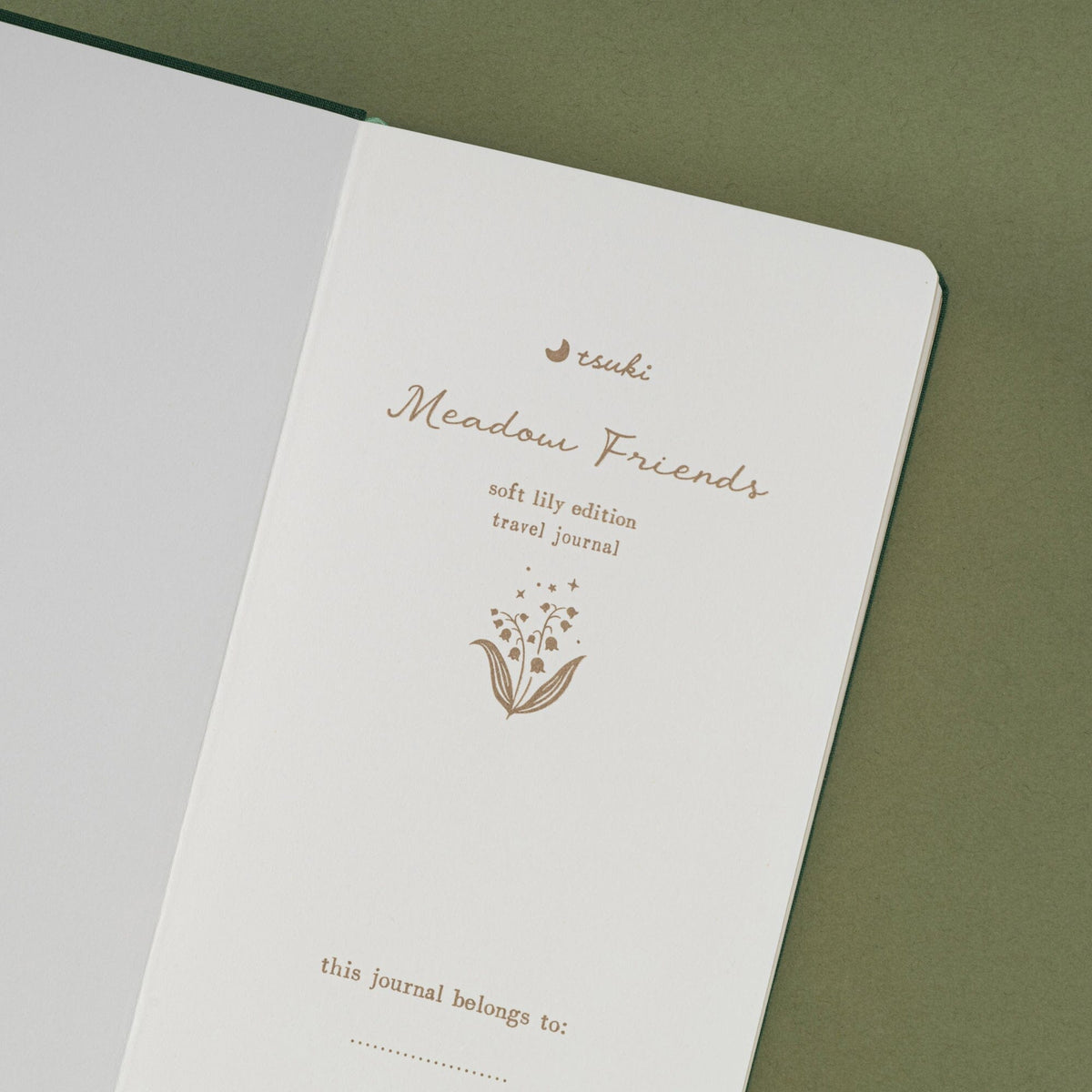 Tsuki ‘Soft Lily’ Limited Edition Luxury Travel Notebook ☾