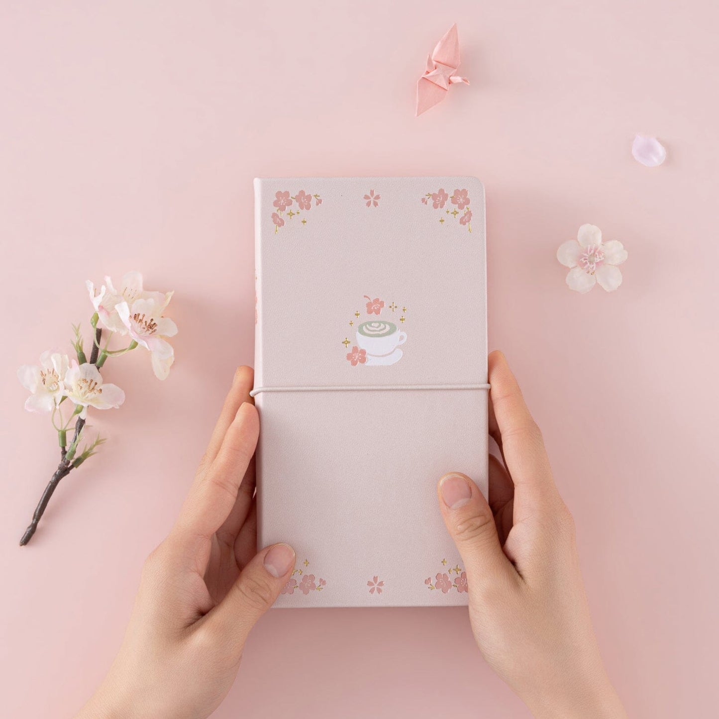 Tsuki ‘Matcha Bloom’ Travel Notebook Gift Set
