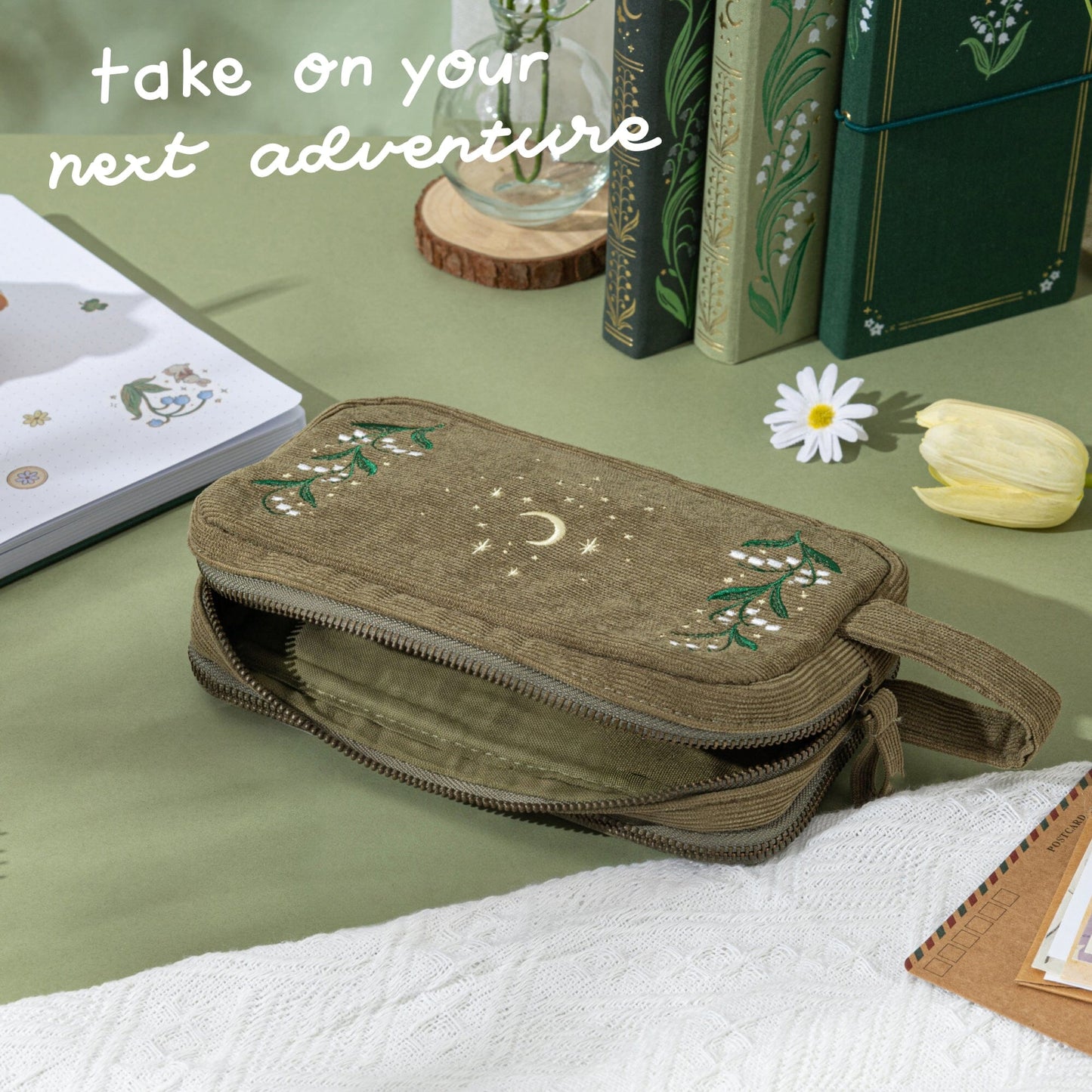 Tsuki ‘Meadow Friends’ Pen Pouch