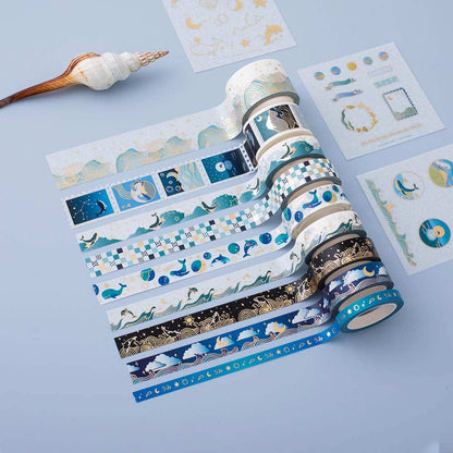 Tsuki 'Ocean Edition' Washi Tape Set ☾
