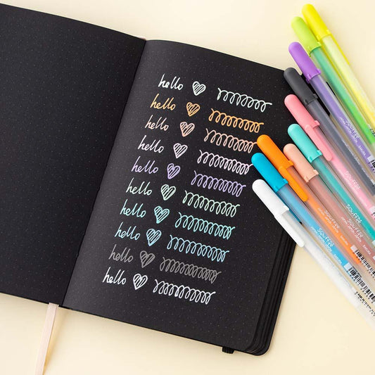 Tsuki 'Midnight Edition' Black Page Bullet Journal