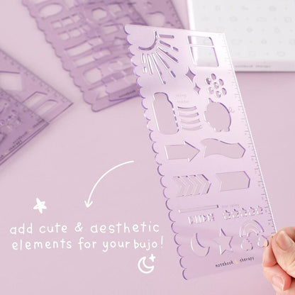 Tsuki Bullet Journal Stencil Set