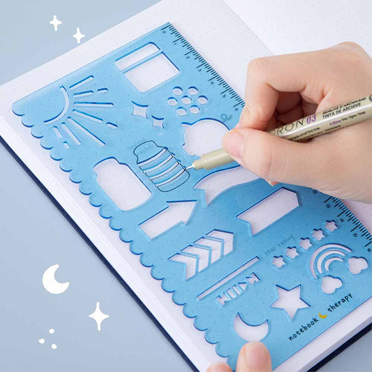 Tsuki Bullet Journal Stencil Set