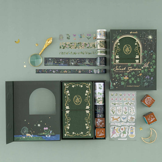 Tsuki ‘Secret Garden’ Travel Notebook Gift Set