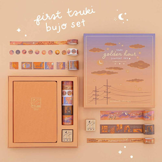 Tsuki ‘Golden Hour’ Limited Edition Bullet Journal Set ☾